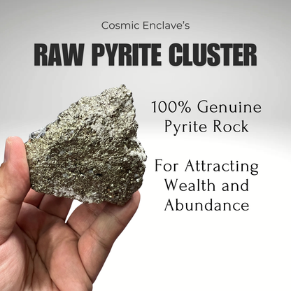 Money Magnet Raw Pyrite Cluster