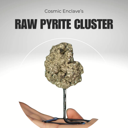 Money Magnet Raw Pyrite Cluster