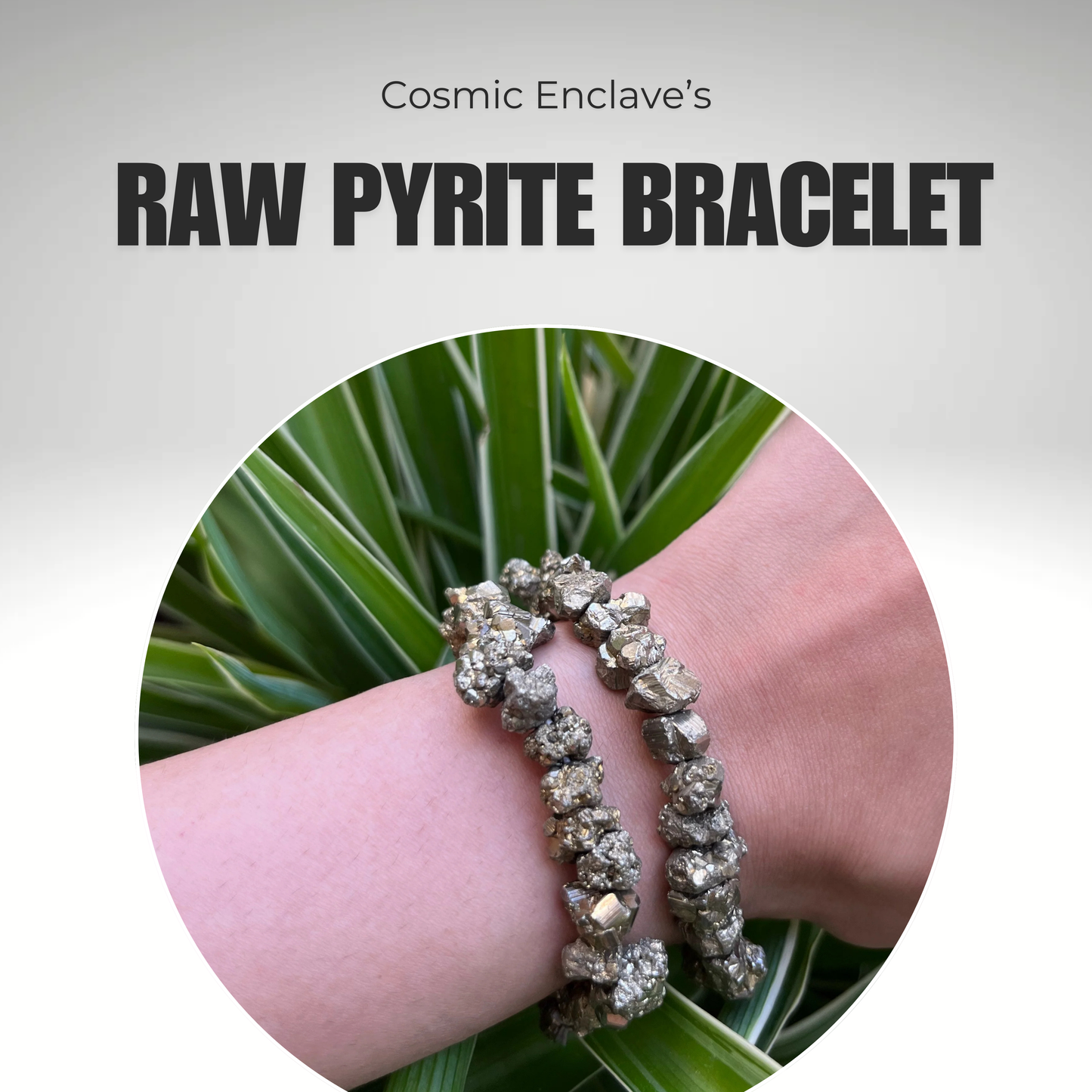 Money Magnet Pyrite Chips Bracelet