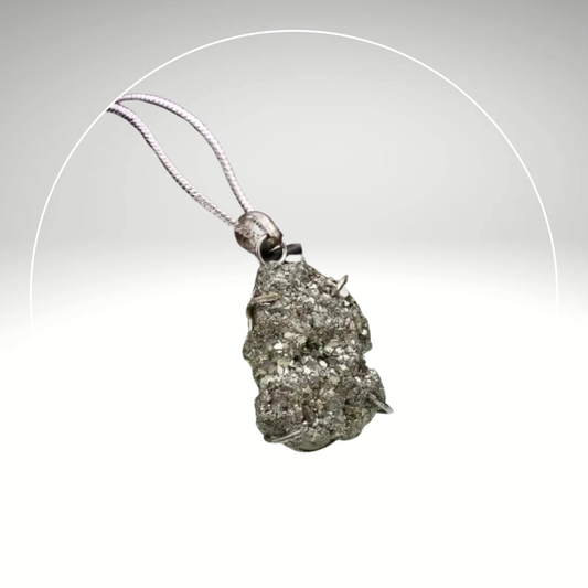 Raw Pyrite Pendant