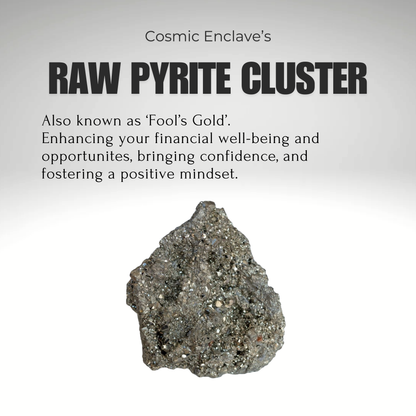 Money Magnet Raw Pyrite Cluster